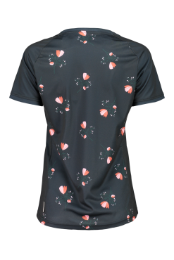 Maloja S/S Multisport Jersey-OrtrnsiaM [Size: Small] [Colour: Moonless]