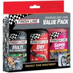 Finish Line Bike Care Summer Value (Dry/Wash/Multi)