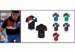 Maloja Jersey - Clash [Colour: Wood] [Size: Large]