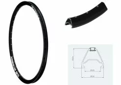 Halo Rim - Freedom [Colour: Black] [Hole: 32H]