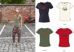 Maloja T Shirt - Saira [Colour: Nightfall] [Size: Small]